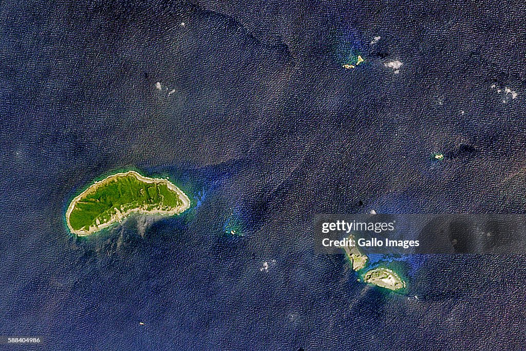 Satellite views of the Senkaku Islands
