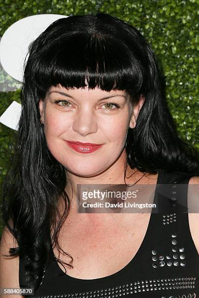 Actress Pauley Perrette arrives at the CBS, CW, Showtime Summer TCA Party at the Pacific Design Center on August 10, 2016 in West Hollywood,...