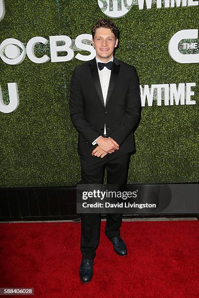 Actor Brett Dier arrives at the CBS, CW, Showtime Summer TCA Party at the Pacific Design Center on August 10, 2016 in West Hollywood, California.