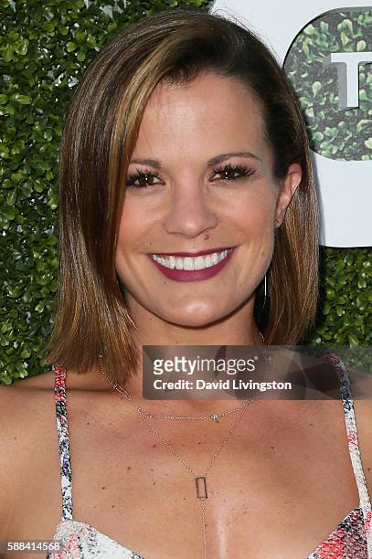 Actress Melissa Claire Egan arrives at the CBS, CW, Showtime Summer TCA Party at the Pacific Design Center on August 10, 2016 in West Hollywood,...