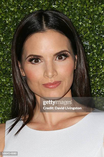 Actress Katrina Law arrives at the CBS, CW, Showtime Summer TCA Party at the Pacific Design Center on August 10, 2016 in West Hollywood, California.