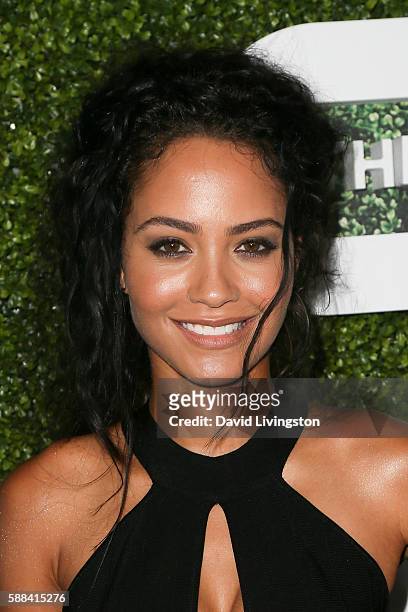 Actress Tristin Mays arrives at the CBS, CW, Showtime Summer TCA Party at the Pacific Design Center on August 10, 2016 in West Hollywood, California.