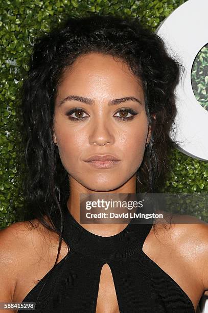 Actress Tristin Mays arrives at the CBS, CW, Showtime Summer TCA Party at the Pacific Design Center on August 10, 2016 in West Hollywood, California.