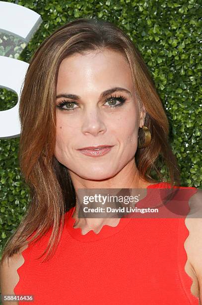 Actress Gina Tognoni arrives at the CBS, CW, Showtime Summer TCA Party at the Pacific Design Center on August 10, 2016 in West Hollywood, California.