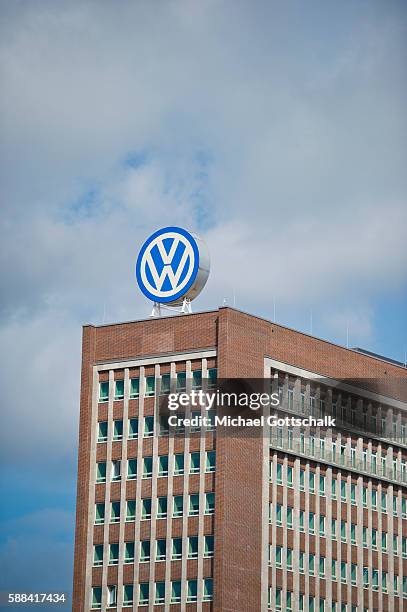 Wolfsburg, Germany Office Builiding of Volkswagen AG headquarters on August 09, 2016 in Wolfsburg, Germany.