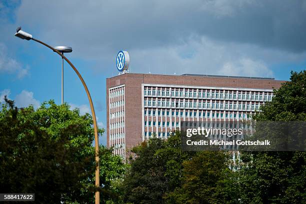 Wolfsburg, Germany Office Builiding of Volkswagen AG headquarters on August 09, 2016 in Wolfsburg, Germany.