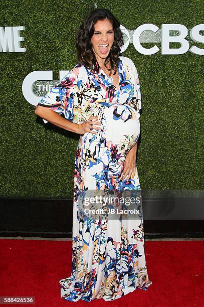 Daniela Ruah attends the CBS, CW, Showtime Summer TCA Party at Pacific Design Center on August 10, 2016 in West Hollywood, California.