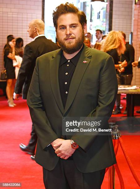 Jonah Hill attends a special screening of "War Dogs" at Picturehouse Central on August 11, 2016 in London, England.