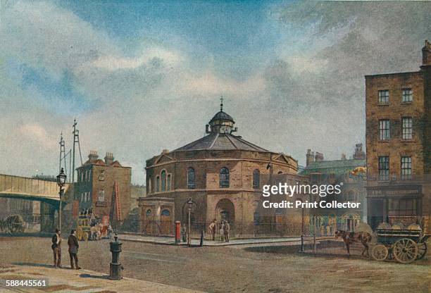 The Surrey Chapel, Blackfriars Road', no 196 Blackfriars Road, Southwark, London, 1881 . The Surrey Chapel was a Methodist and Congregational church...