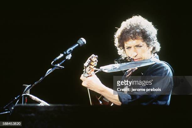 Americain Singer and Songwriter Bob Dylan
