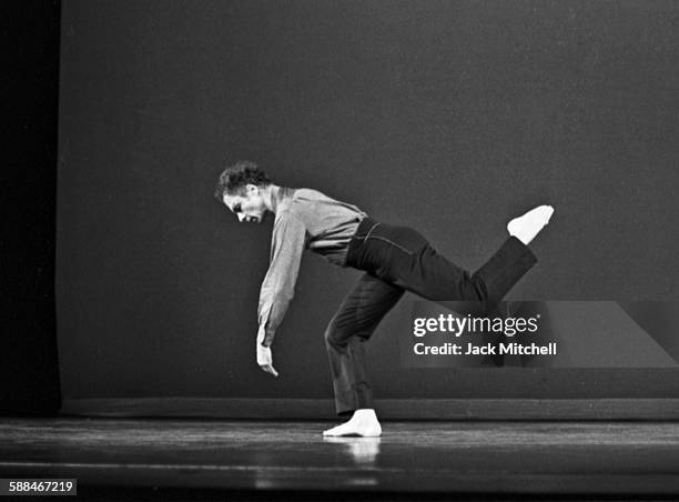 Merce Cunningham Company performing in New London, Connecticut in 1963.