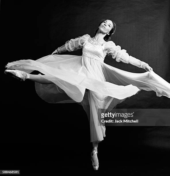Native American dancer Yvonne Chouteau and her husband Miguel Terekhov founders of the School of Dance at the University of Oklahoma, photographed in...