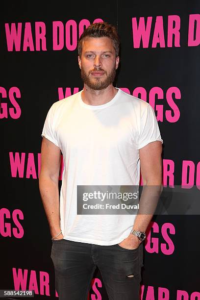 Rick Edwards attends a special Screening of "War Dogs" at Picturehouse Central on August 11, 2016 in London, England.