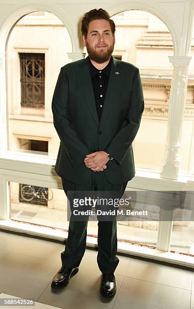 Jonah Hill attends a special screening of "War Dogs" at Picturehouse Central on August 11, 2016 in London, England.
