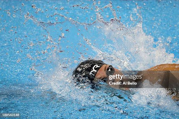 Lotte Friis of Denmark competes the Women's 800m Freestyle heat on Day 6 of the Rio 2016 Olympic Games at the Olympic Aquatics Stadium on August 11,...