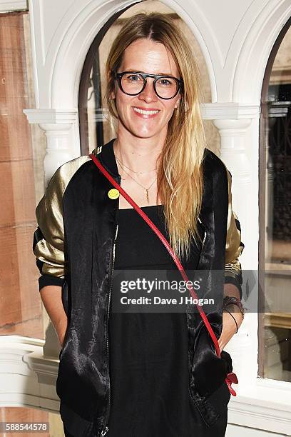 Edith Bowman attends a special screening of "War Dogs" at Picturehouse Central on August 11, 2016 in London, England.