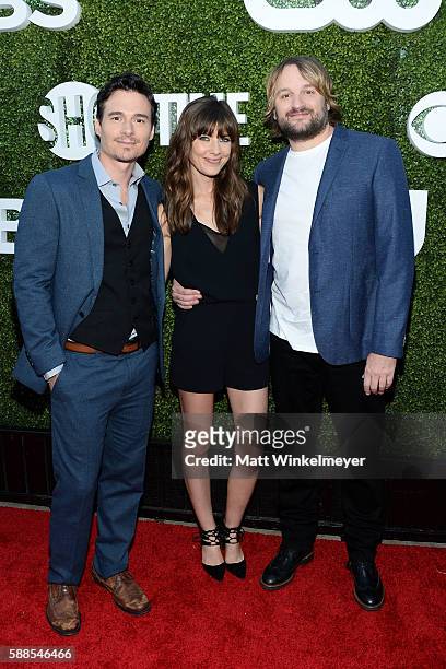 Actors Daniel Bonjour, Devin Kelley, Lenny Jacobson arrives at the CBS, CW, Showtime Summer TCA Party at Pacific Design Center on August 10, 2016 in...