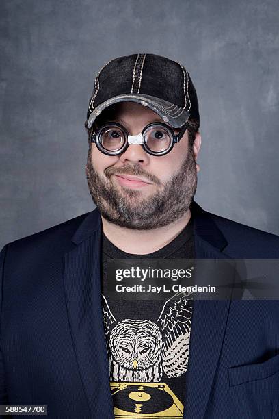 Actor Dan Fogler of 'Fantastic Beasts and Where to Find Them' is photographed for Los Angeles Times at San Diego Comic Con on July 22, 2016 in San...