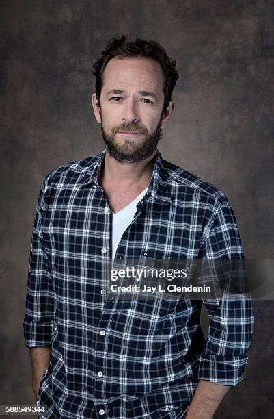 Actor Luke Perry of ' Riverdale' is photographed for Los Angeles Times at San Diego Comic Con on July 22, 2016 in San Diego, California.