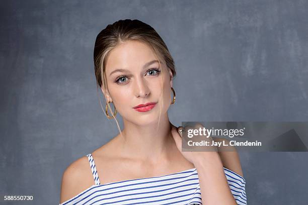 Actress Melissa Benoist of 'Supergirl' is photographed for Los Angeles Times at San Diego Comic Con on July 22, 2016 in San Diego, California.