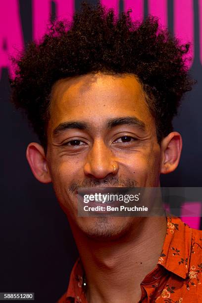 Jordan Stephens attends a special screening of War Dogs at Picturehouse Central on August 11, 2016 in London, England.