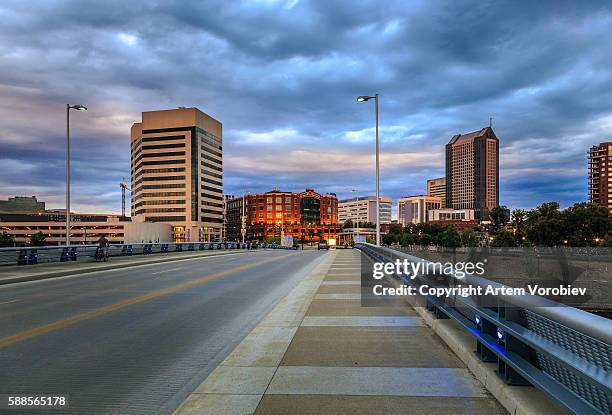 downtown columbus - columbus ohio ストックフォトと画像