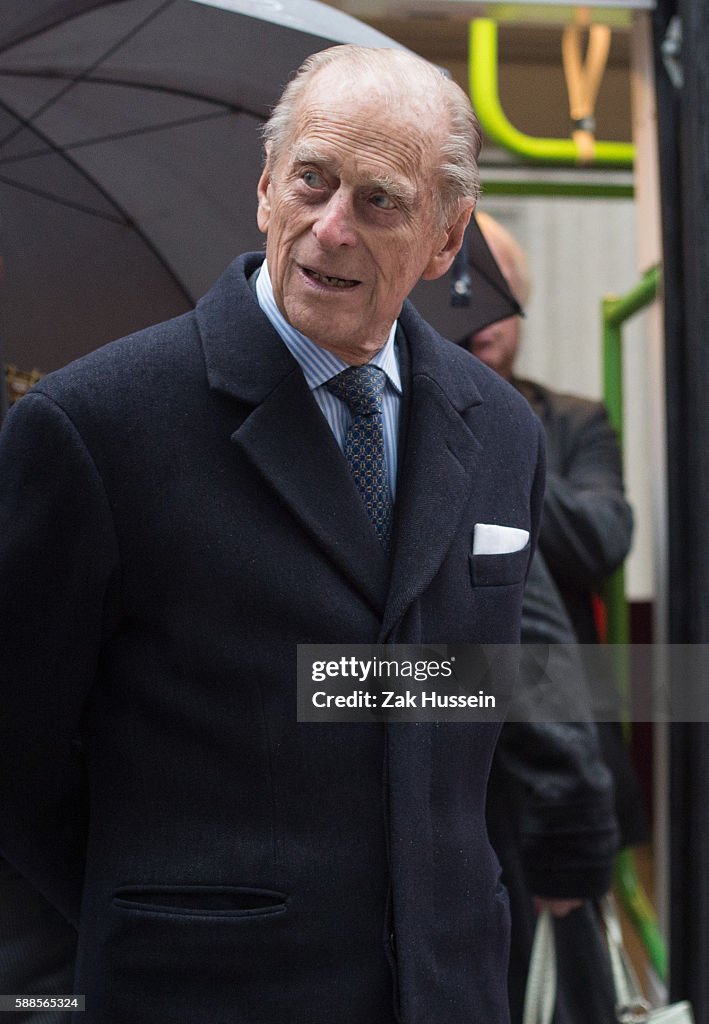 UK - Queen Elizabeth II and Prince Philip Visit Birmingham