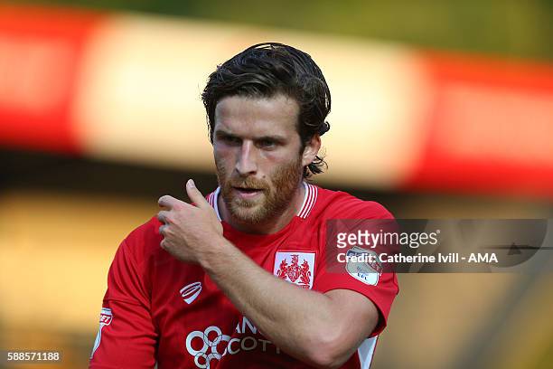 Adam Matthews of Bristol City during the EFL Cup match between Wycombe Wanderers and Bristol City at Adams Park on August 8, 2016 in High Wycombe,...