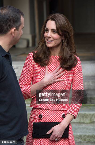 Catherine, Duchess of Cambridge visits the XLP Project in London