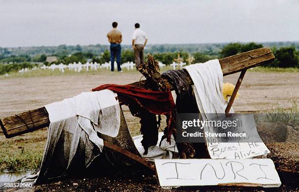 The Branch Davidians, a Christian sect led by David Koresh, lived at Mount Carmel Center ranch in the community of Elk, Texas, nine miles...