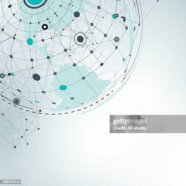 abstract network background - electron stock illustrations