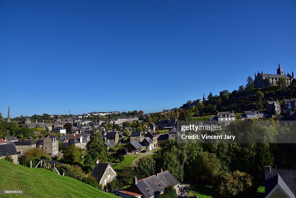 Fougeres city France