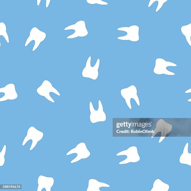 teeth pattern - tooth pattern stock illustrations