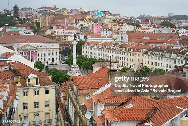 praça dom pedro, lisboa - brajeul sylvain stock pictures, royalty-free photos & images