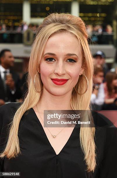 Holli Dempsey attends the World Premiere "David Brent: Life On The Road" at Odeon Leicester Square on August 10, 2016 in London, England.