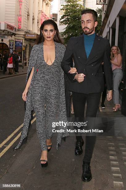 Katie Salmon at the Ivy Club on August 11, 2016 in London, England.