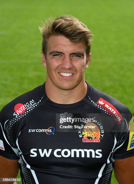 Sam Skinner Sam Skinner of Exeter Chiefs poses for a portrait during the Exeter ...