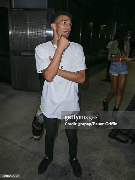 Khleo Thomas is seen on August 11, 2016 in Los Angeles, California.