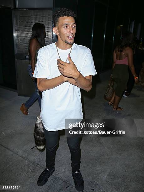 Khleo Thomas is seen on August 11, 2016 in Los Angeles, California.