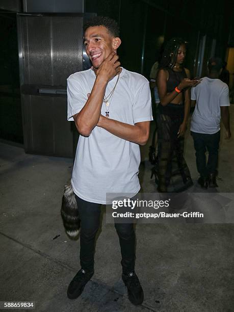 Khleo Thomas is seen on August 11, 2016 in Los Angeles, California.