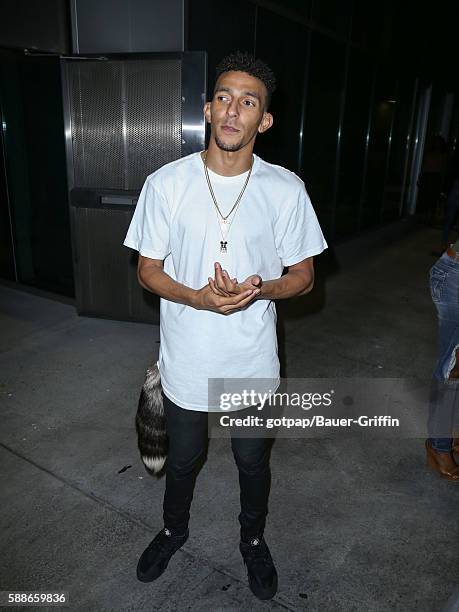 Khleo Thomas is seen on August 11, 2016 in Los Angeles, California.