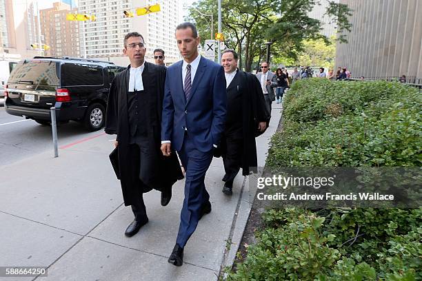 Alexander "Sandro" Lisi, outside 361 University Avenue court, August 11, 2016. Lisi was cleared from a charge of extortion from his attempting obtain...