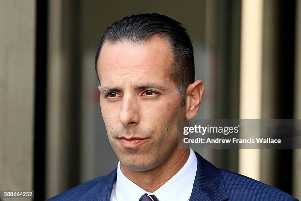 Alexander "Sandro" Lisi, outside 361 University Avenue court, August 11, 2016. Lisi was cleared from a charge of extortion from his attempting obtain...