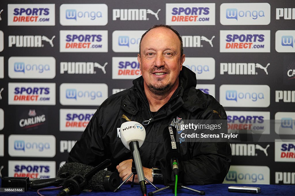 Newcastle United Training and Press Conference