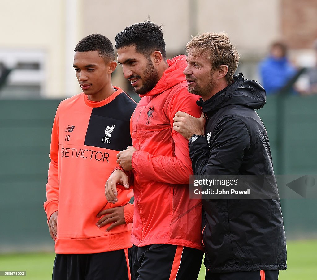 Liverpool Press Conference and Training Session
