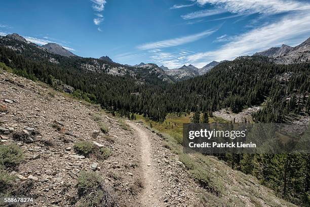 sierra nevada mountains, usa - high sierra trail stock pictures, royalty-free photos & images