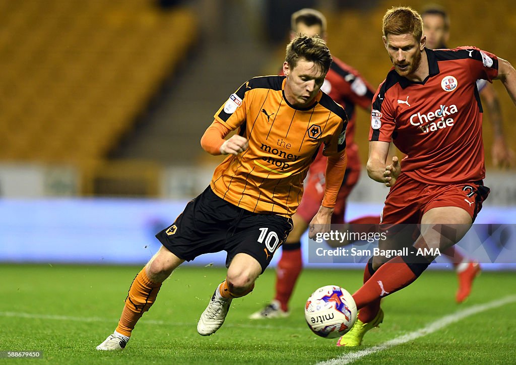 Wolverhampton Wanderers v Crawley Town: EFL Cup