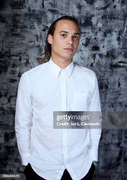 Actor Frank Dillane of 'Fear the Walking Dead' is photographed for Los Angeles Times at San Diego Comic Con on July 22, 2016 in San Diego, California.