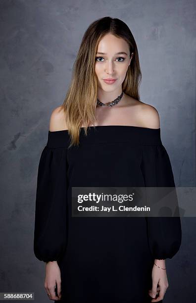 Actress Alycia Debnam Carey of 'Fear the Walking Dead' is photographed for Los Angeles Times at San Diego Comic Con on July 22, 2016 in San Diego,...