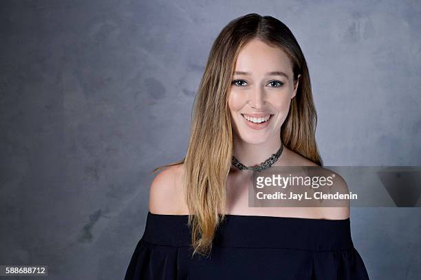 Actress Alycia Debnam Carey of 'Fear the Walking Dead' is photographed for Los Angeles Times at San Diego Comic Con on July 22, 2016 in San Diego,...